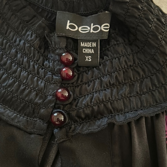 Bebe Silk Halter Too Sleeveless Blouse - Picture 3 of 9